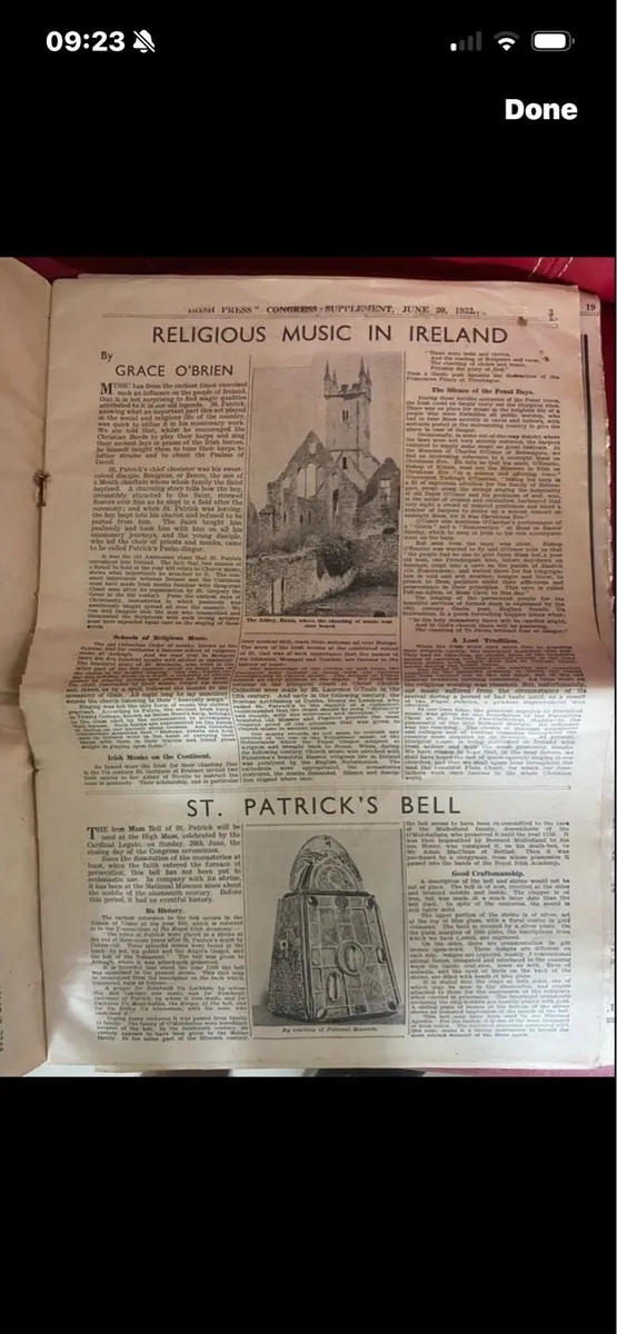 1932 Irish Press Eucharistic Congress Souvenir - Image 3