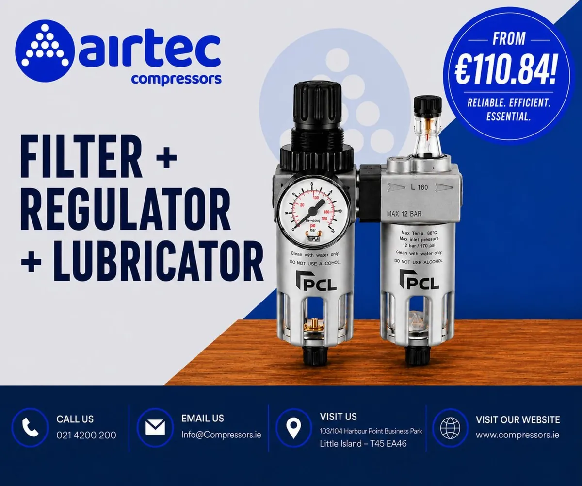 Compressor-Filter-Regulator-Lubricator- In Stock - Image 1