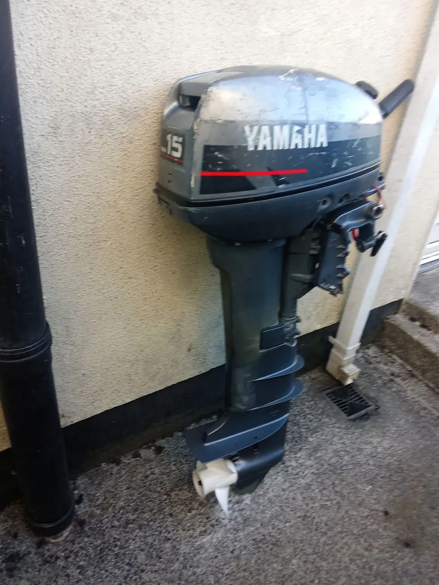 2-stroke outboard YAMAHA+15 hp - Image 1