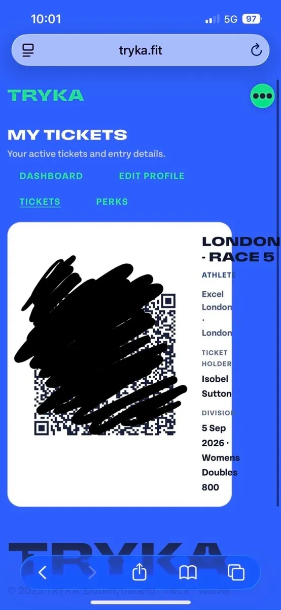 London tryka tickets