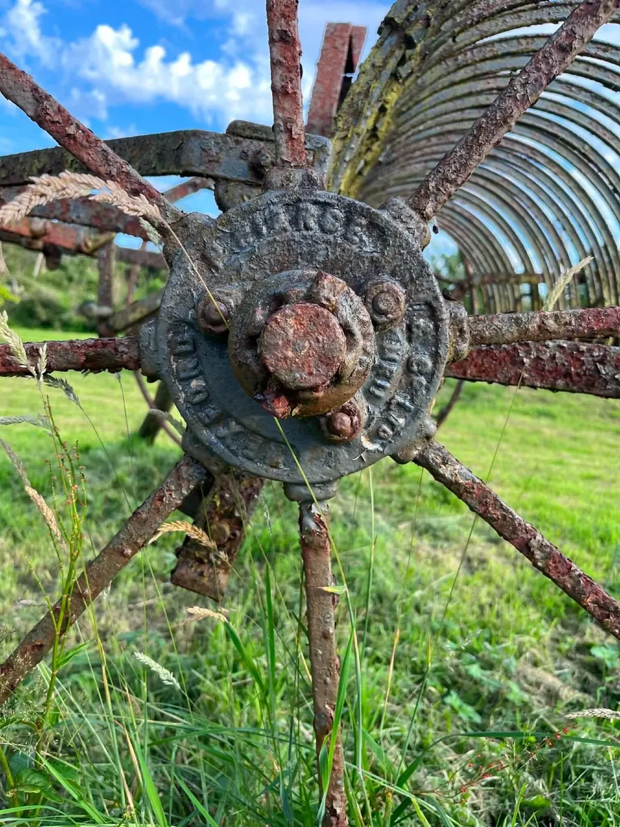 Antique Osborne Horse-Drawn Hay Rake - Image 3