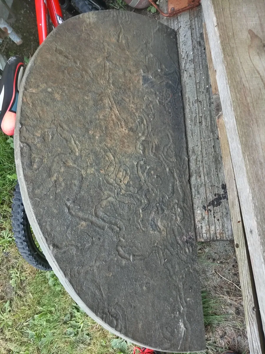 Fireplace  slate hearth