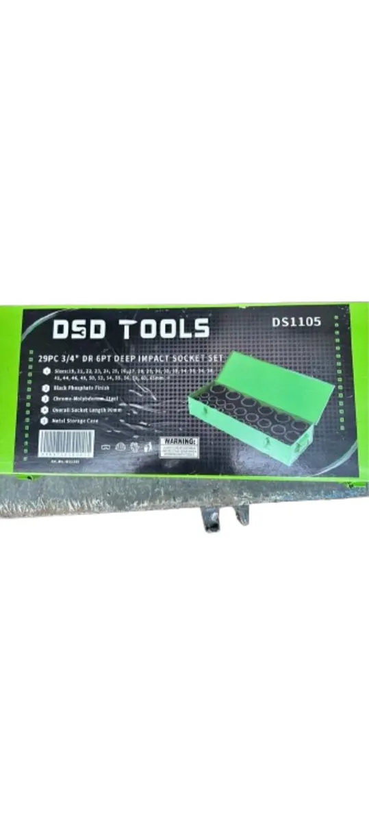 DSD Tools 29-Piece 3/4" Drive Deep Impact Sockets - Image 2