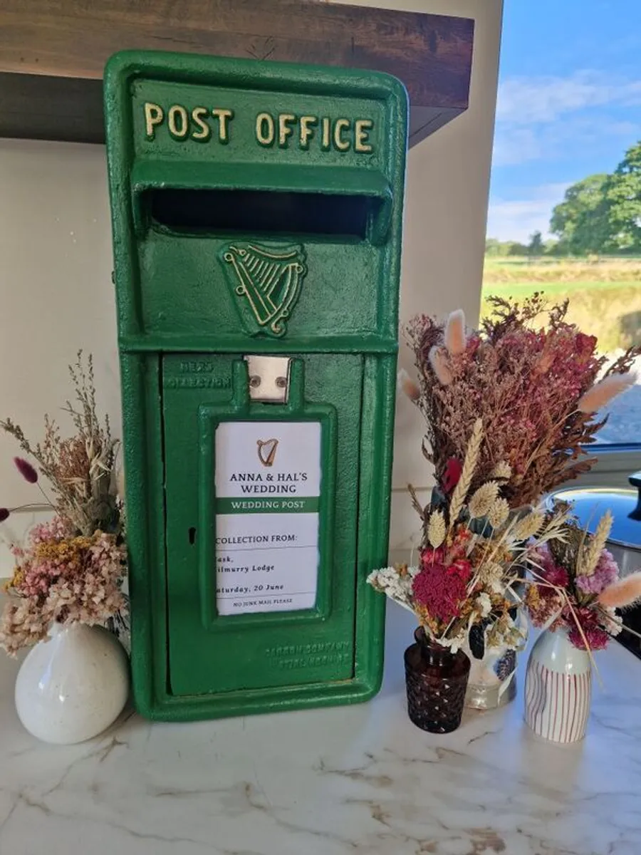 FOR RENT Irish Wedding Postbox - Image 1