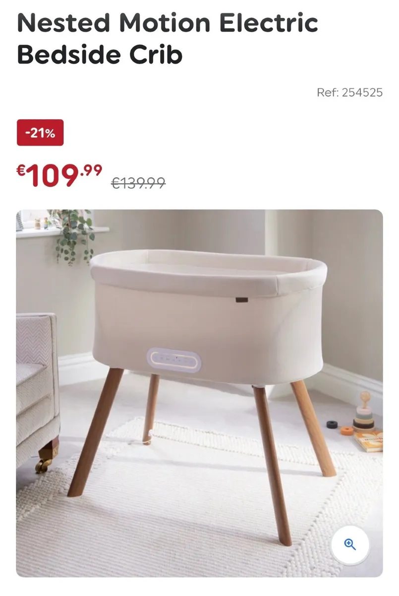 Nested motion bedside crib - Image 1