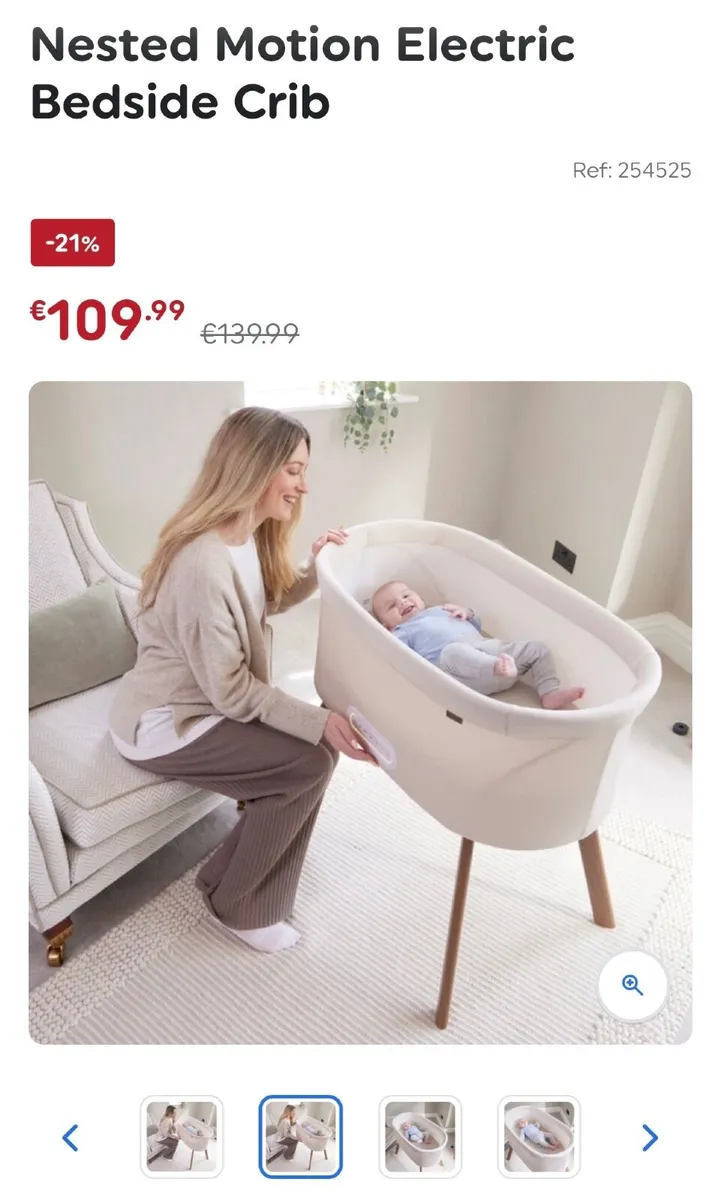 Nested motion bedside crib - Image 2