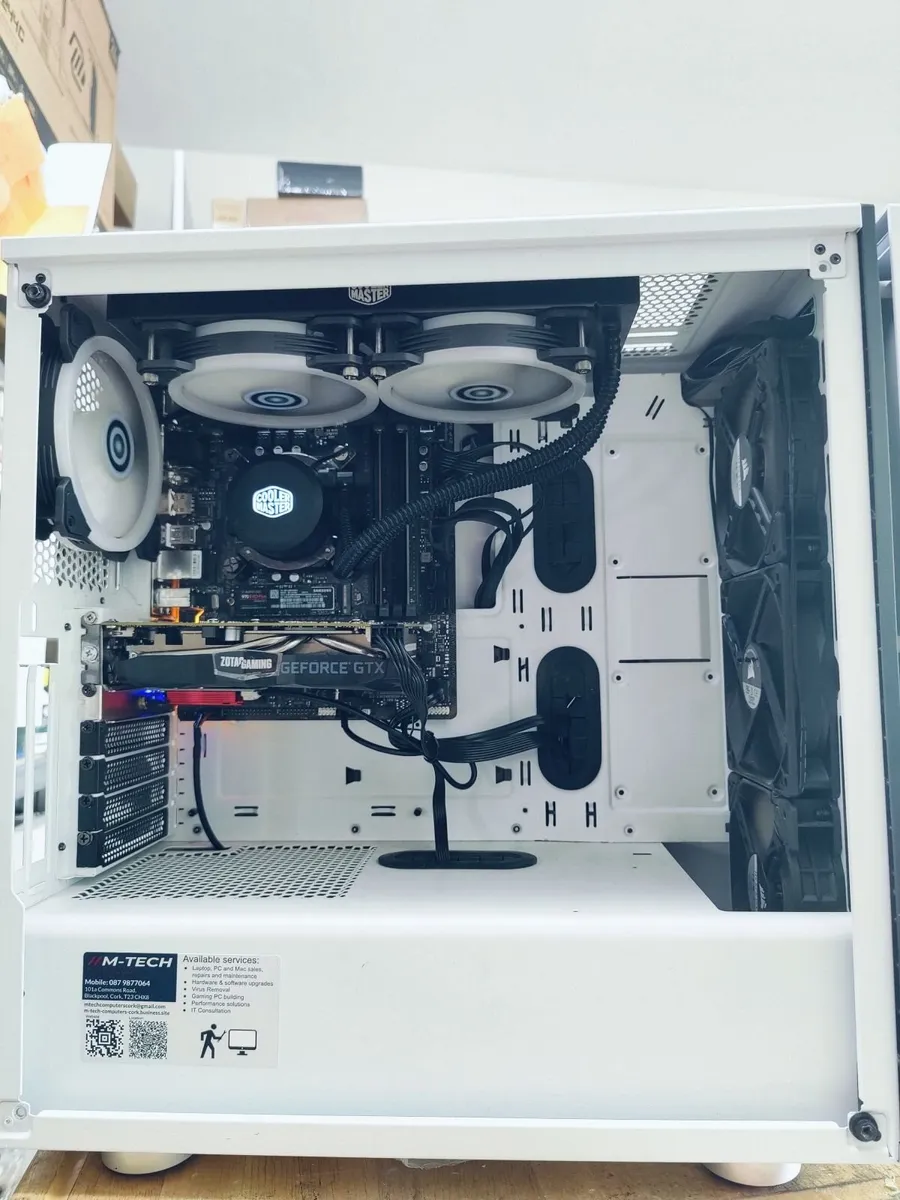 Custom Gaming Pc Intel i7/16gb Ram/GTX1660SUPER/ss - Image 2