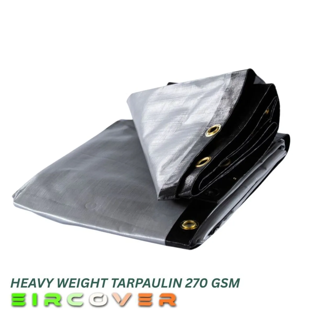 Heavy Weight Tarpaulin 3m x 3.6m (10'-12') 270 gsm - Image 2