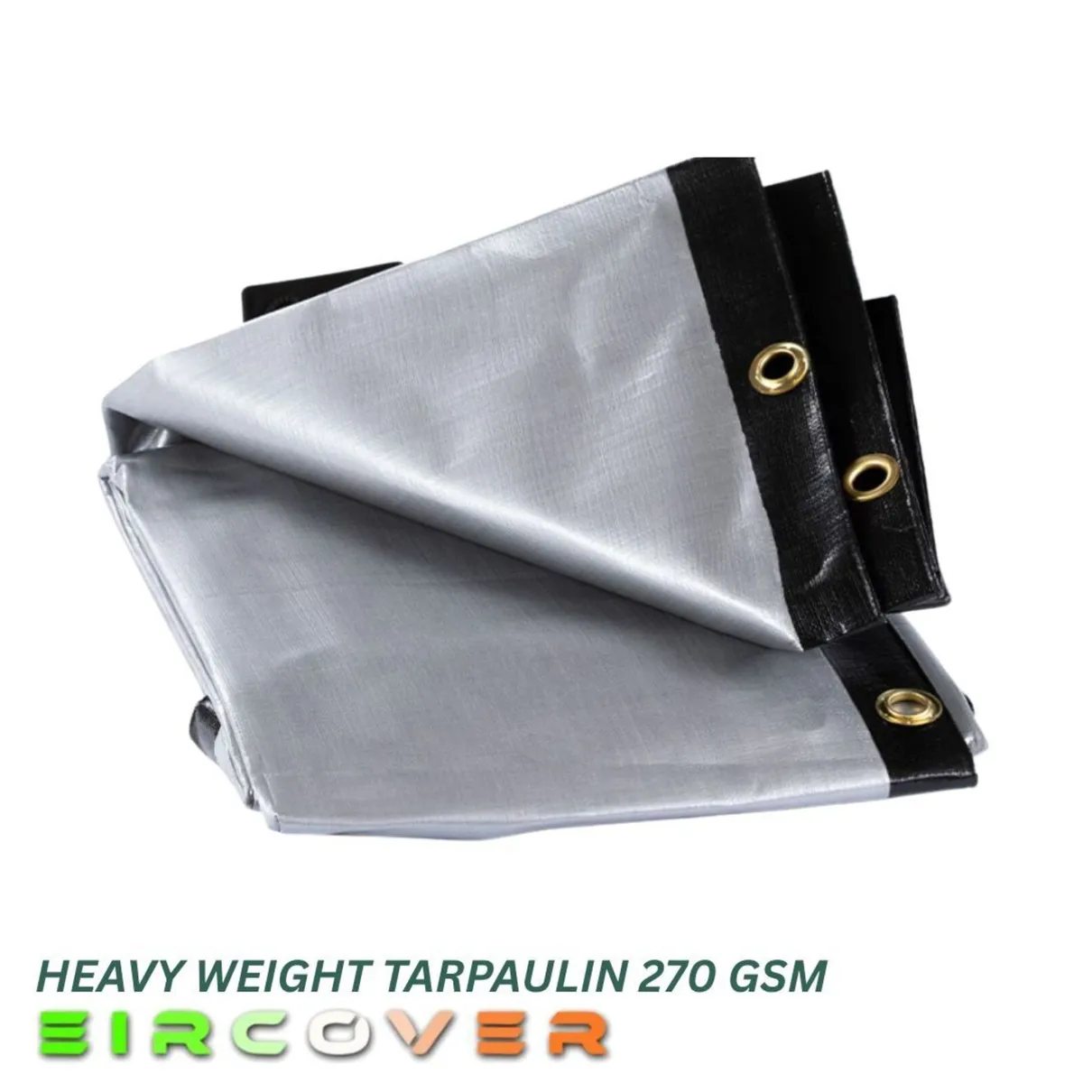 Heavy Weight Tarpaulin 3m x 3.6m (10'-12') 270 gsm - Image 3