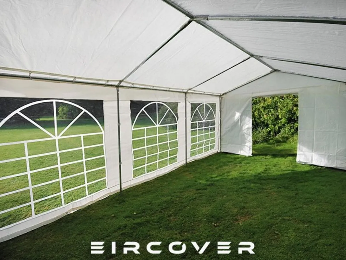 Standard Marquee 3 x 6 PE cover (10' - 20') White - Image 3
