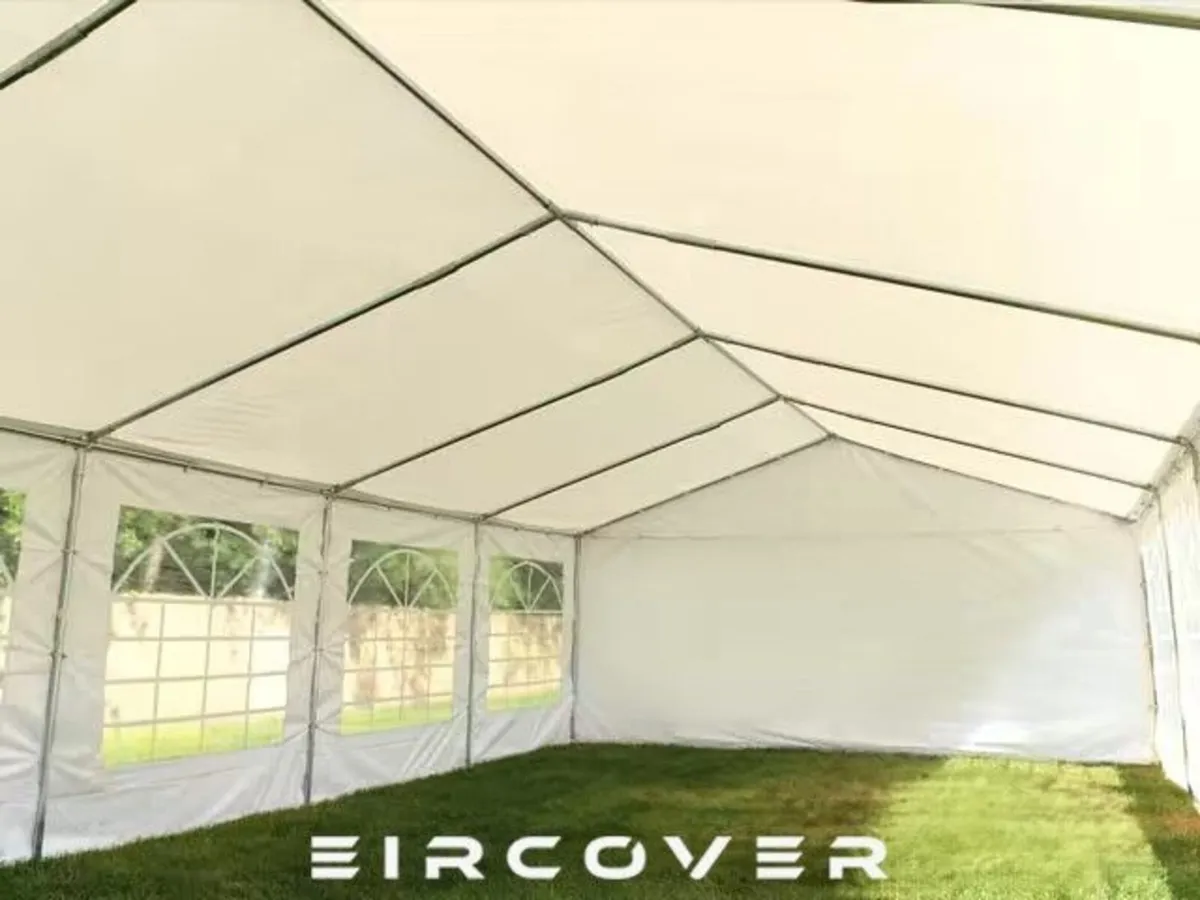 Heavy Duty Marquee 6m x 12m PVC with Ground Bars - Image 2