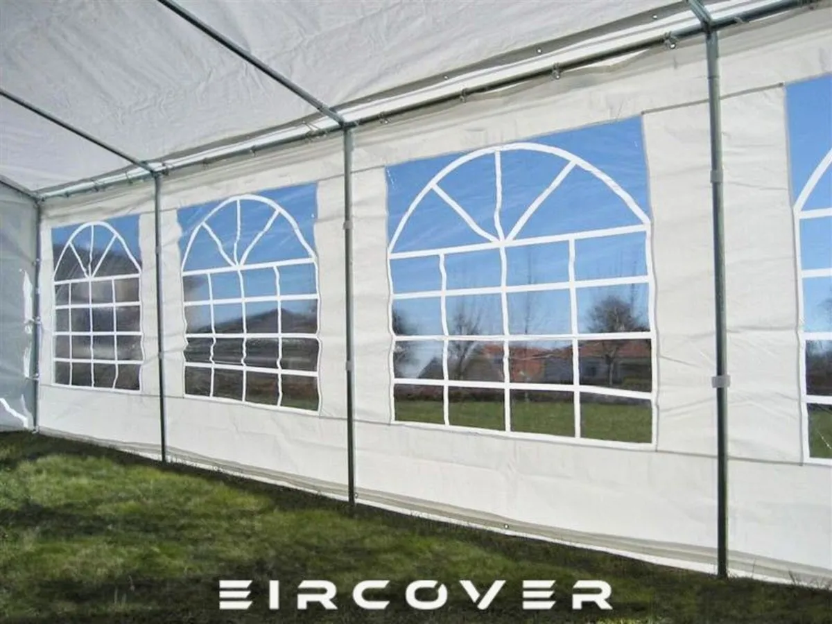 Heavy Duty Marquee 6m x 12m PVC with Ground Bars - Image 4