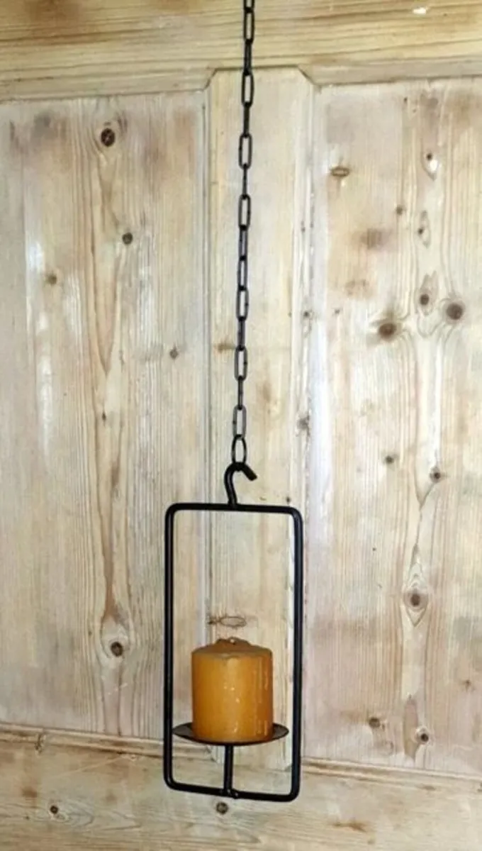 6 x Vintage Harrods Hanging Candle Sconces - Image 1