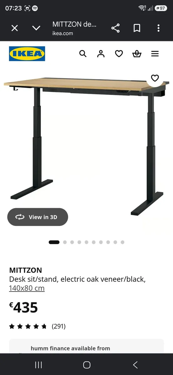 Sit to stand desk - Image 1