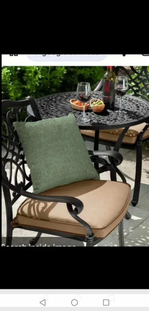 *CLEARANCE* Brand New Hartman Cast Alum Bistro Set - Image 2