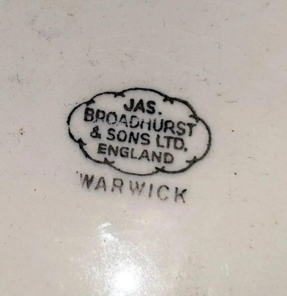 Vintage Jas Broadhurst & Sons "Warwick" Platter - Image 3