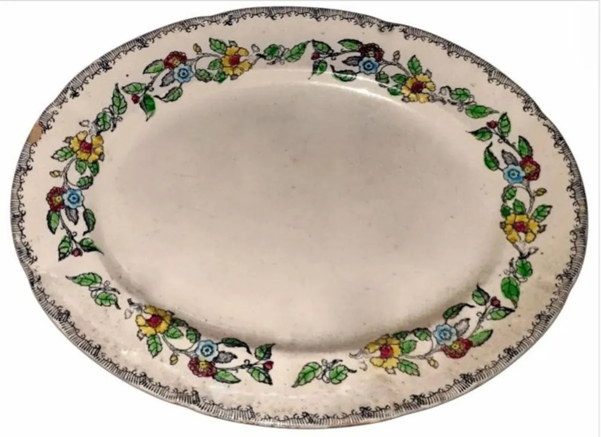 Vintage Jas Broadhurst & Sons "Warwick" Platter - Image 4