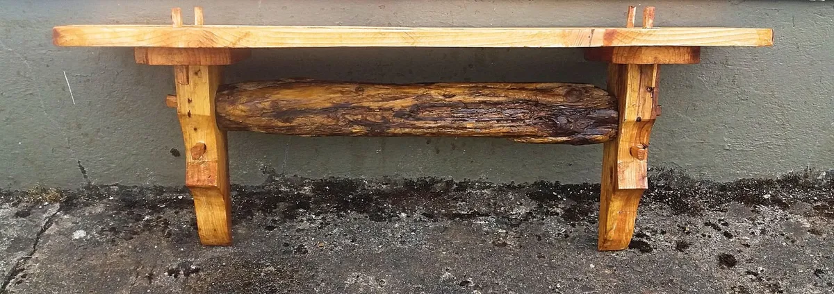 NEW Rustic Driftwood Stove Mantle /Shelf - Image 2