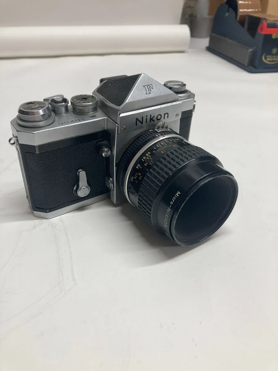 Nikon F SLR with 55mm lens - Image 1