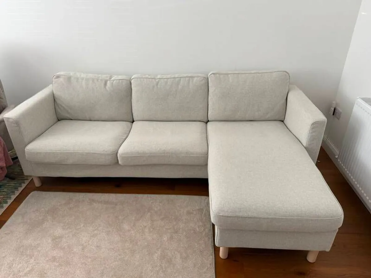 IKEA PARUP 3 seat Sofa with Chaise Longue - Image 1