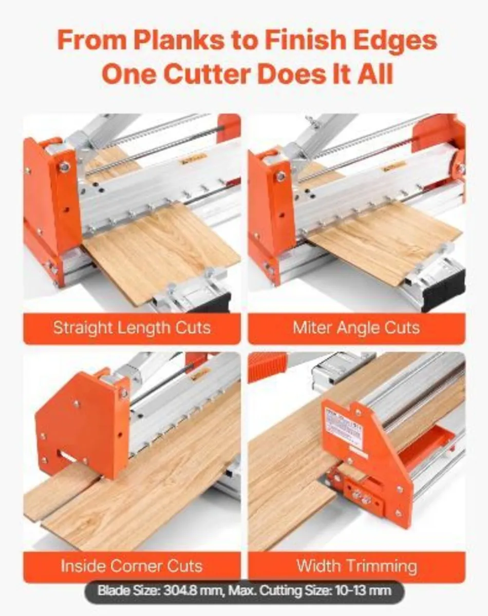 304.8mm Vinyl Floor Cutter, 12mm Thick Laminate - Image 3