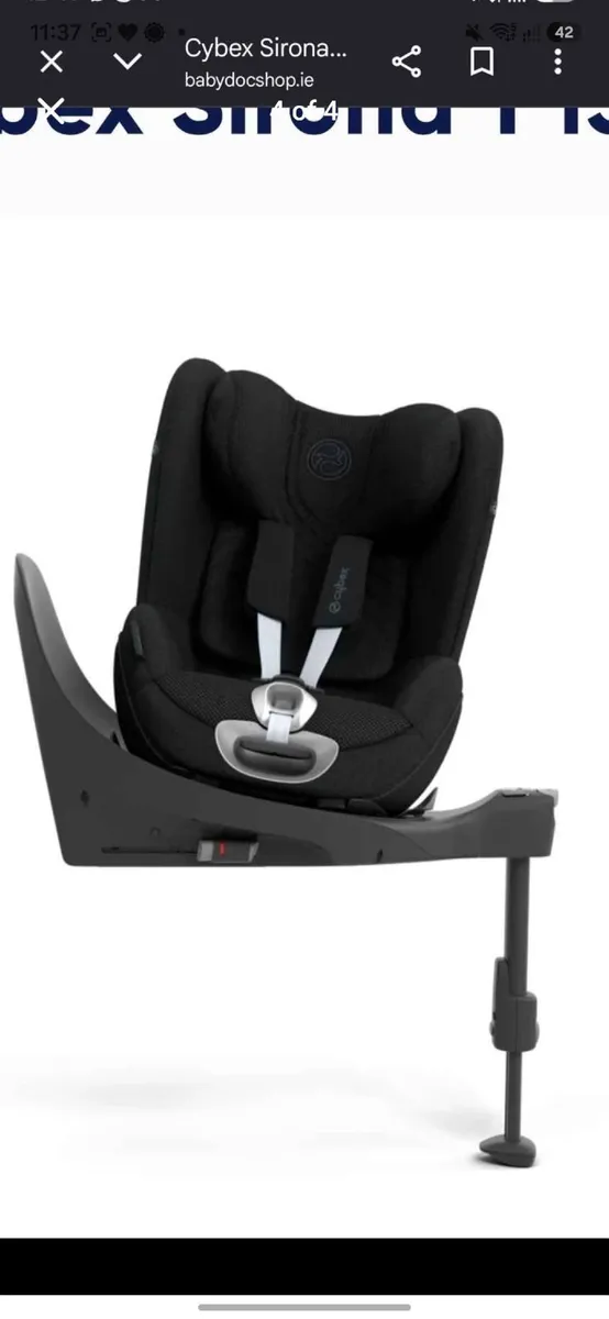 Cybex car seat & 360 base - Image 4