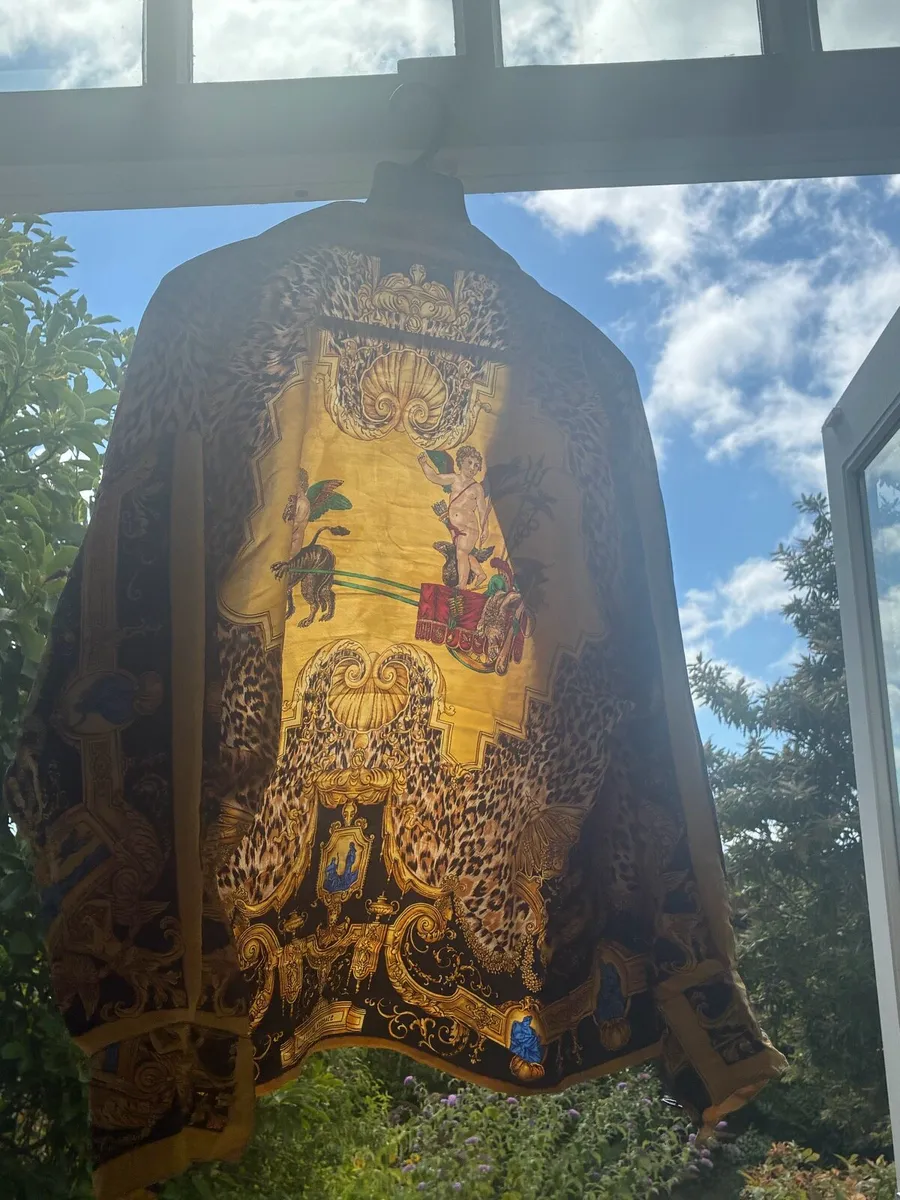 Vintage Versace Silk Shirt - Image 2