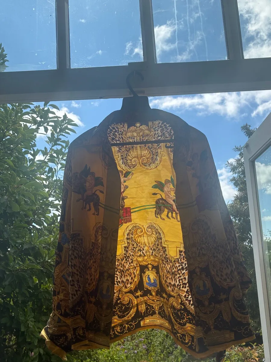 Vintage Versace Silk Shirt - Image 3
