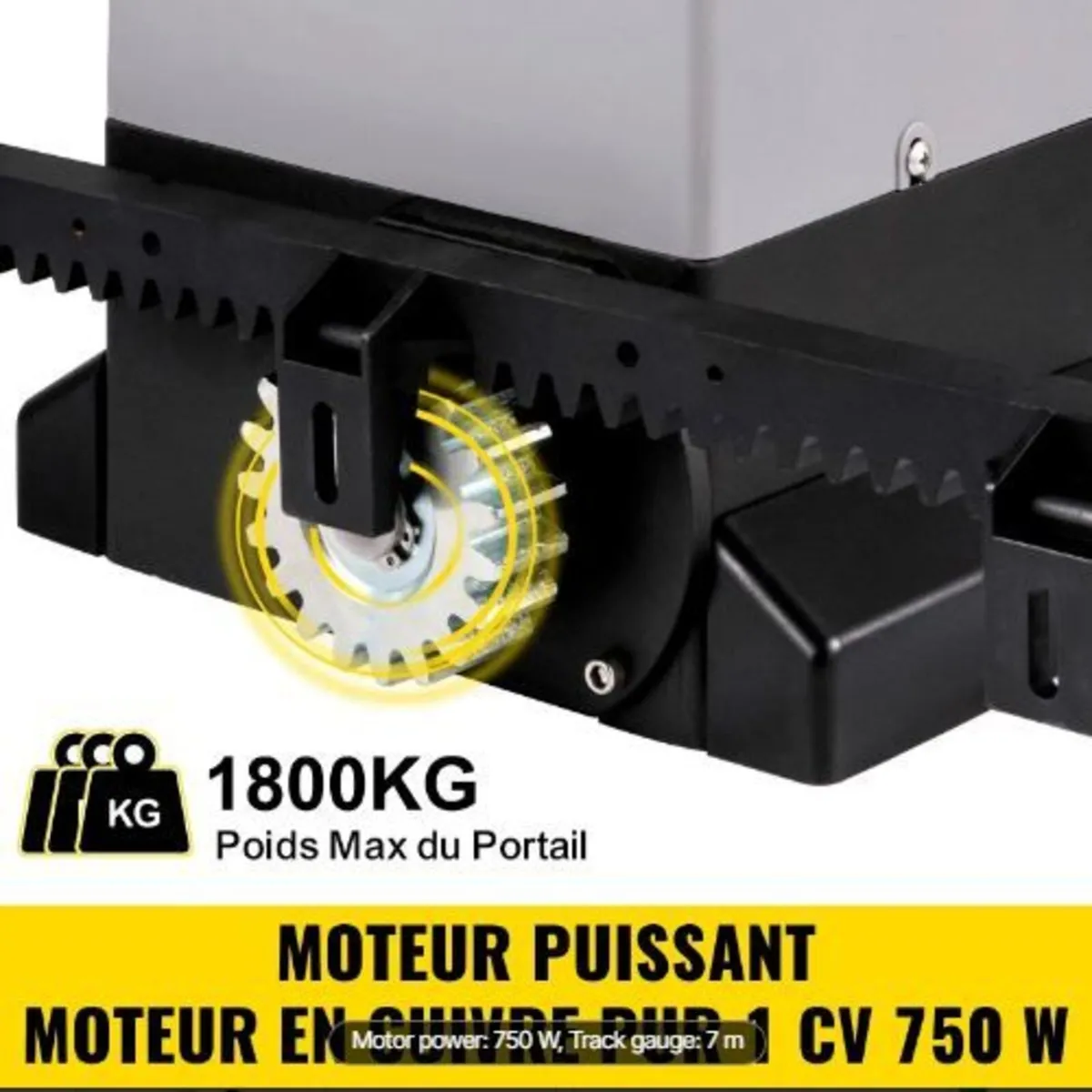 Sliding Gate Opener, 1800 KG 7 m, Automatic - Image 4
