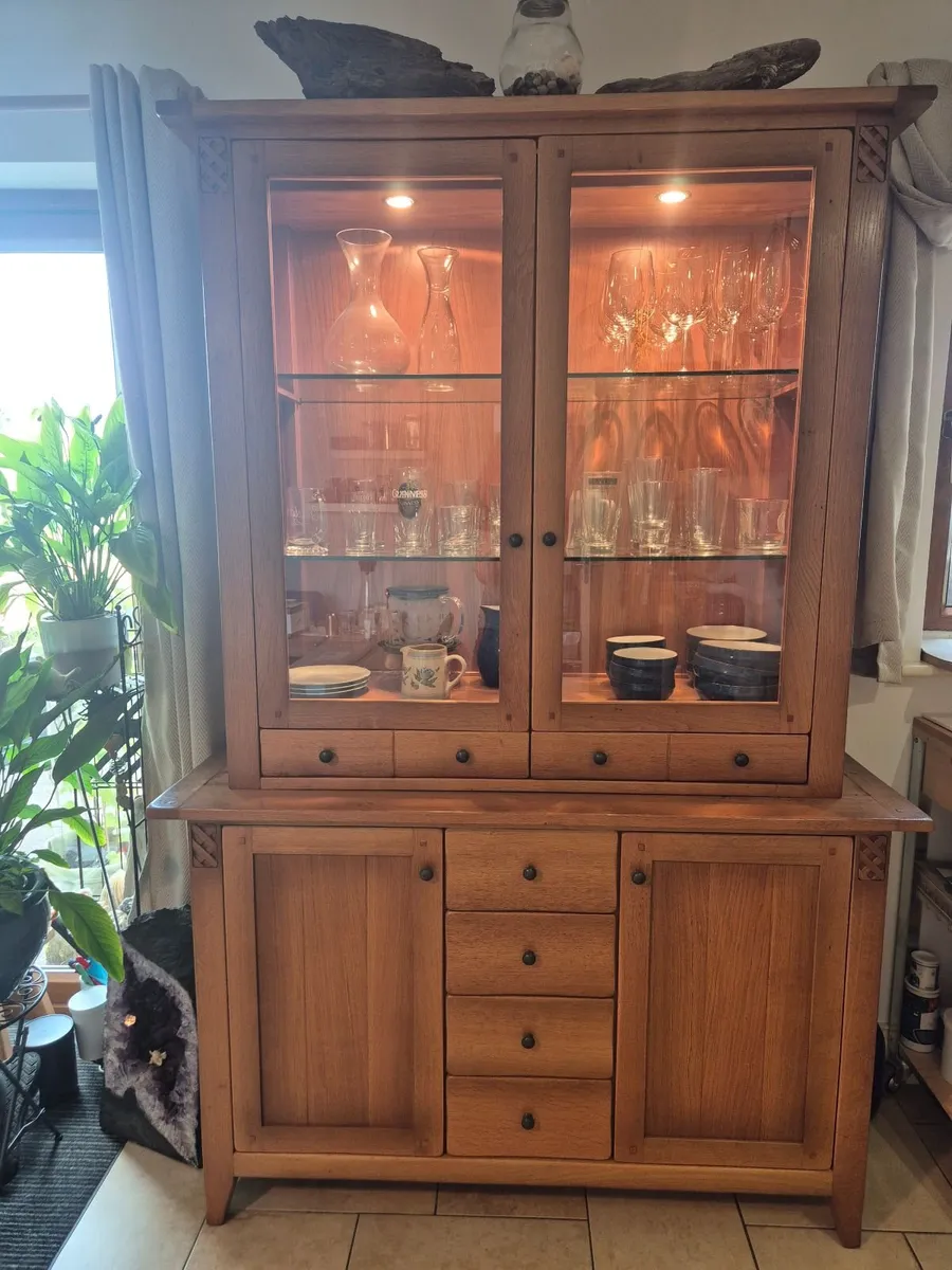 Solid Wood Display Dresser/ Cabinet, made from Oak - Image 1