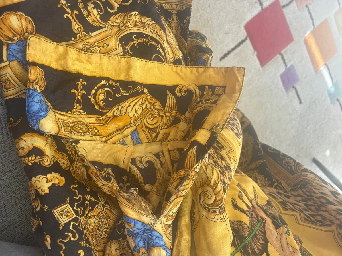 Vintage Versace Silk Shirt - Image 4