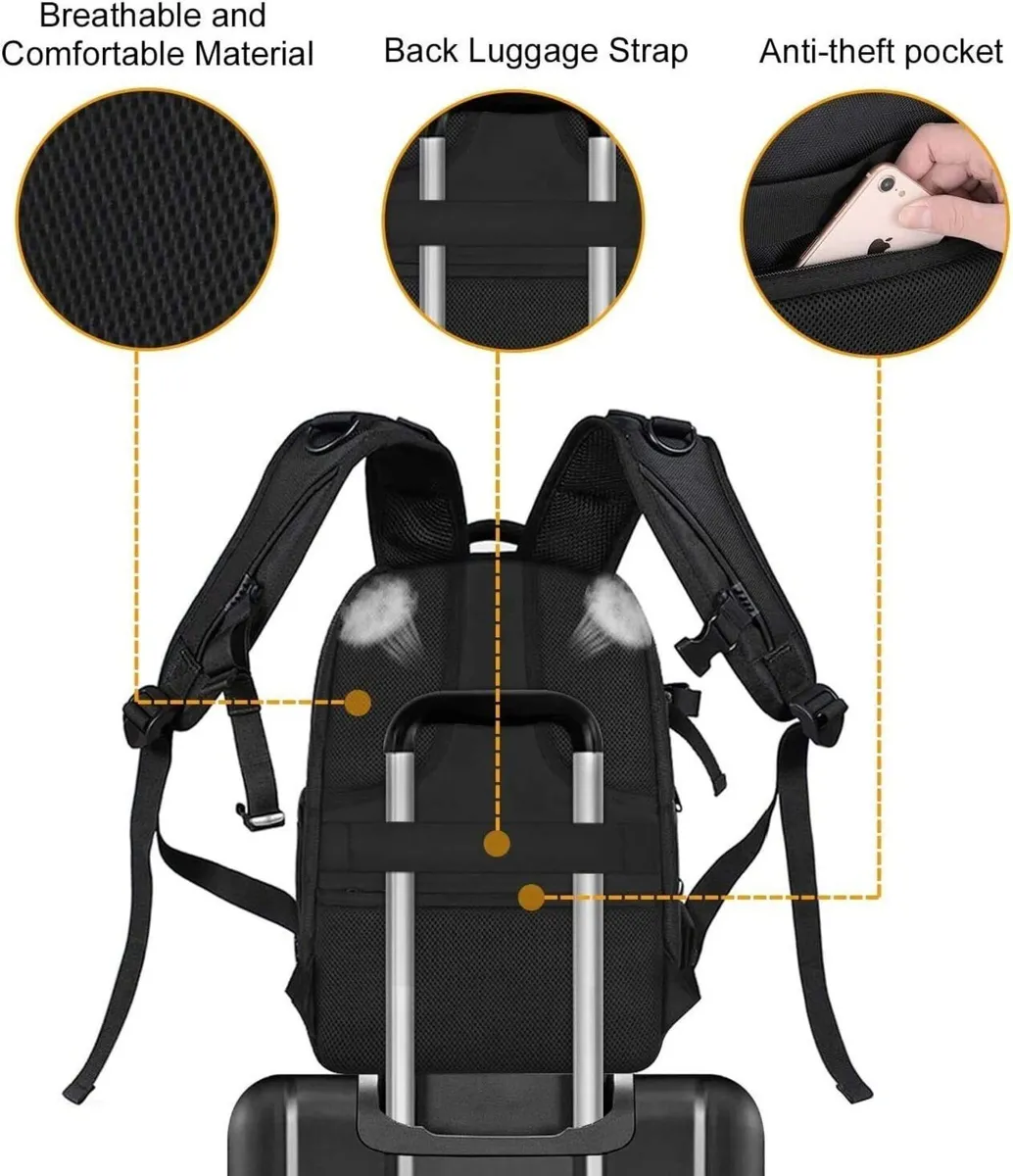 Camera Bag Waterproof Photography Backpack - Image 4