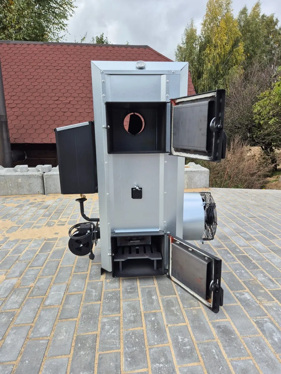 NG30 kw air heater (up to 400 m2) forusedoil+wood - Image 1