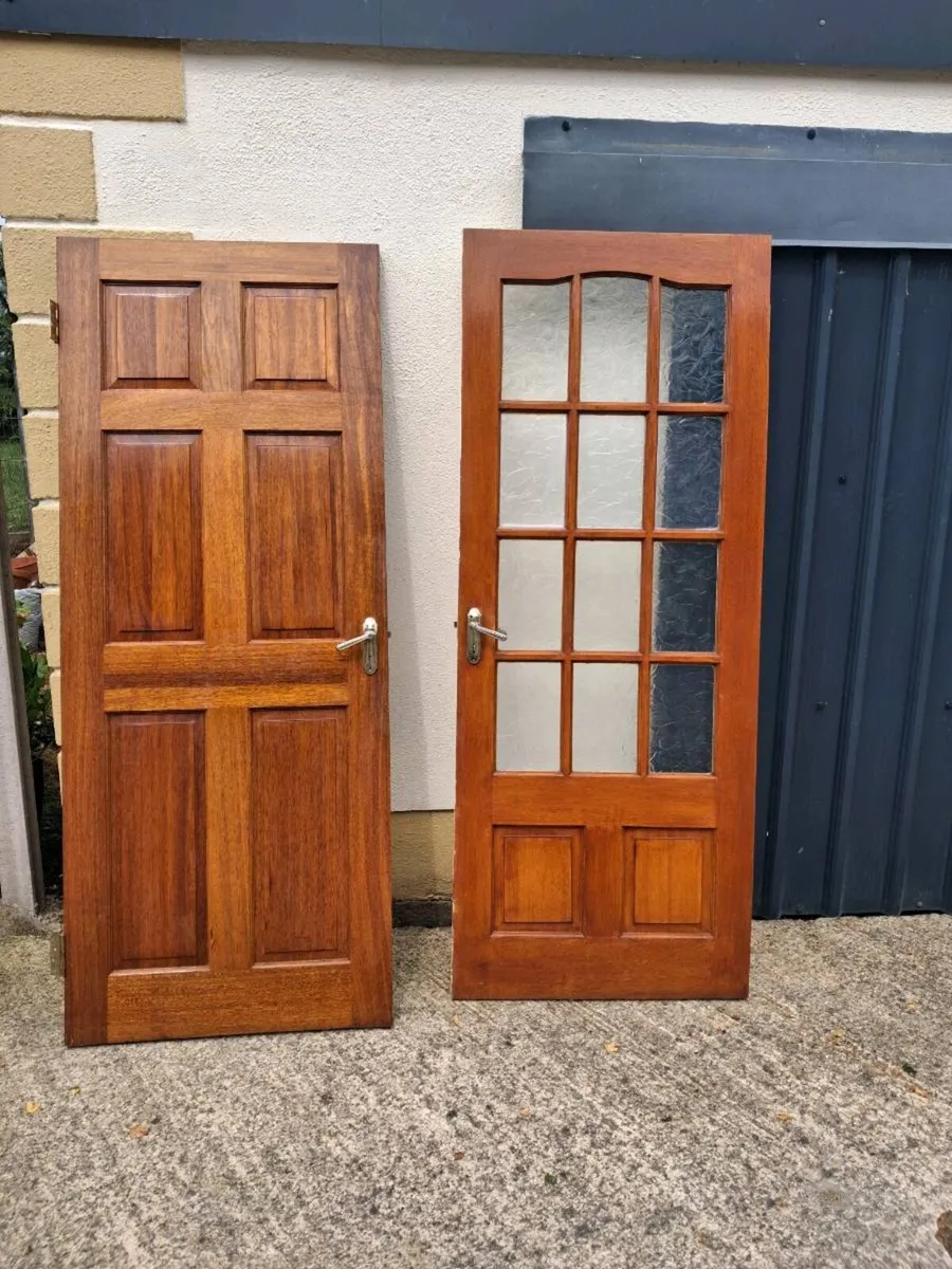 2 solid doors