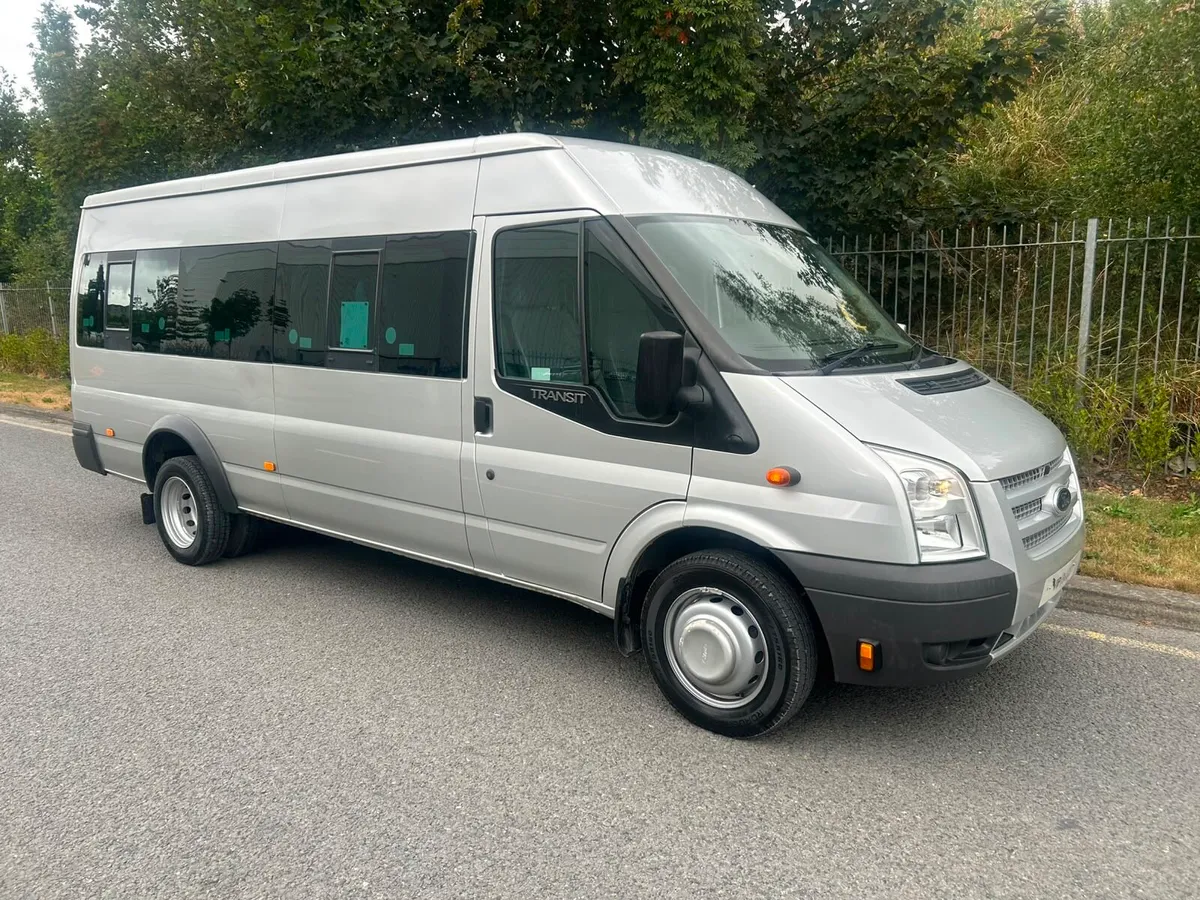 2014 Ford transit minibus 16 seater in silver - Image 2