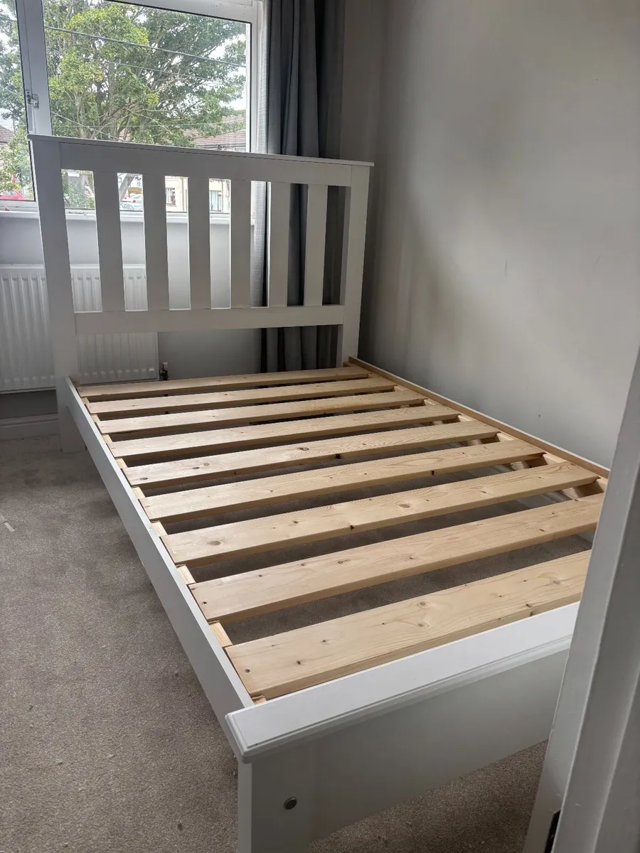 Small Double Bed (4Ft) with mattress for sale