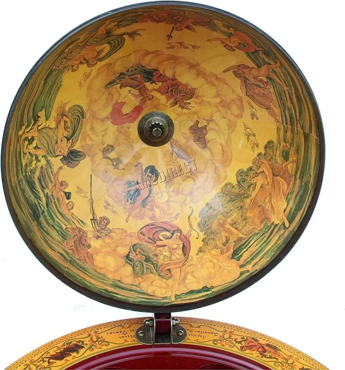 Globe Bar 360mm Antique Drinks Cabinet - Image 3