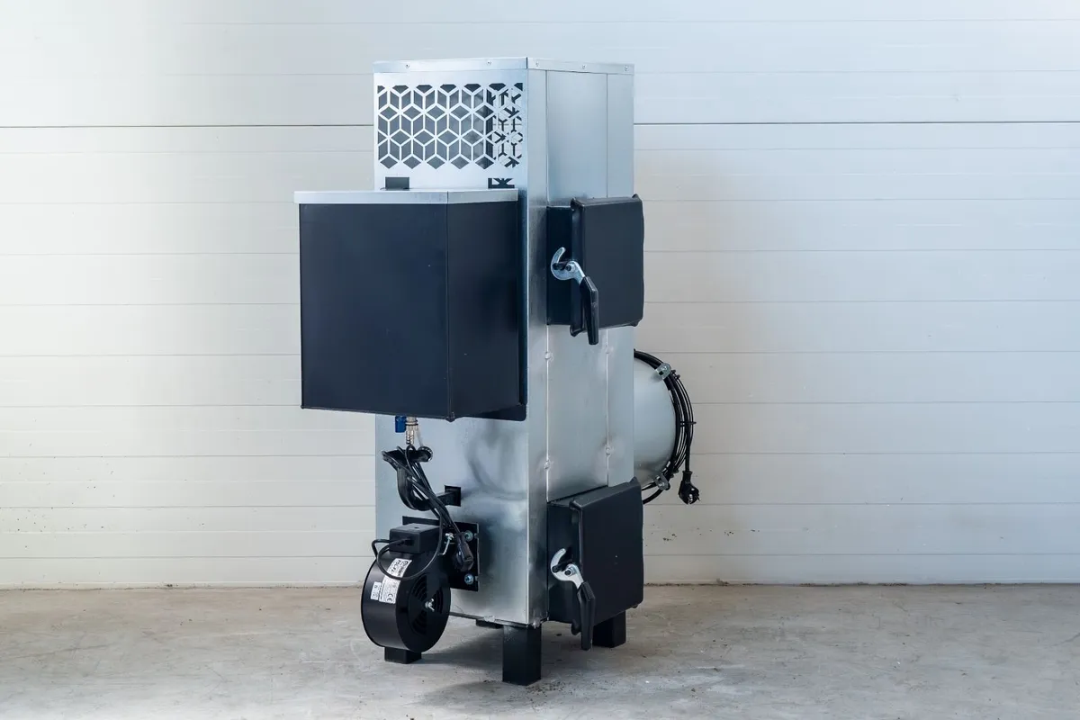 NG20 kw air heater (up to 100 m2) forusedoil+wood - Image 3