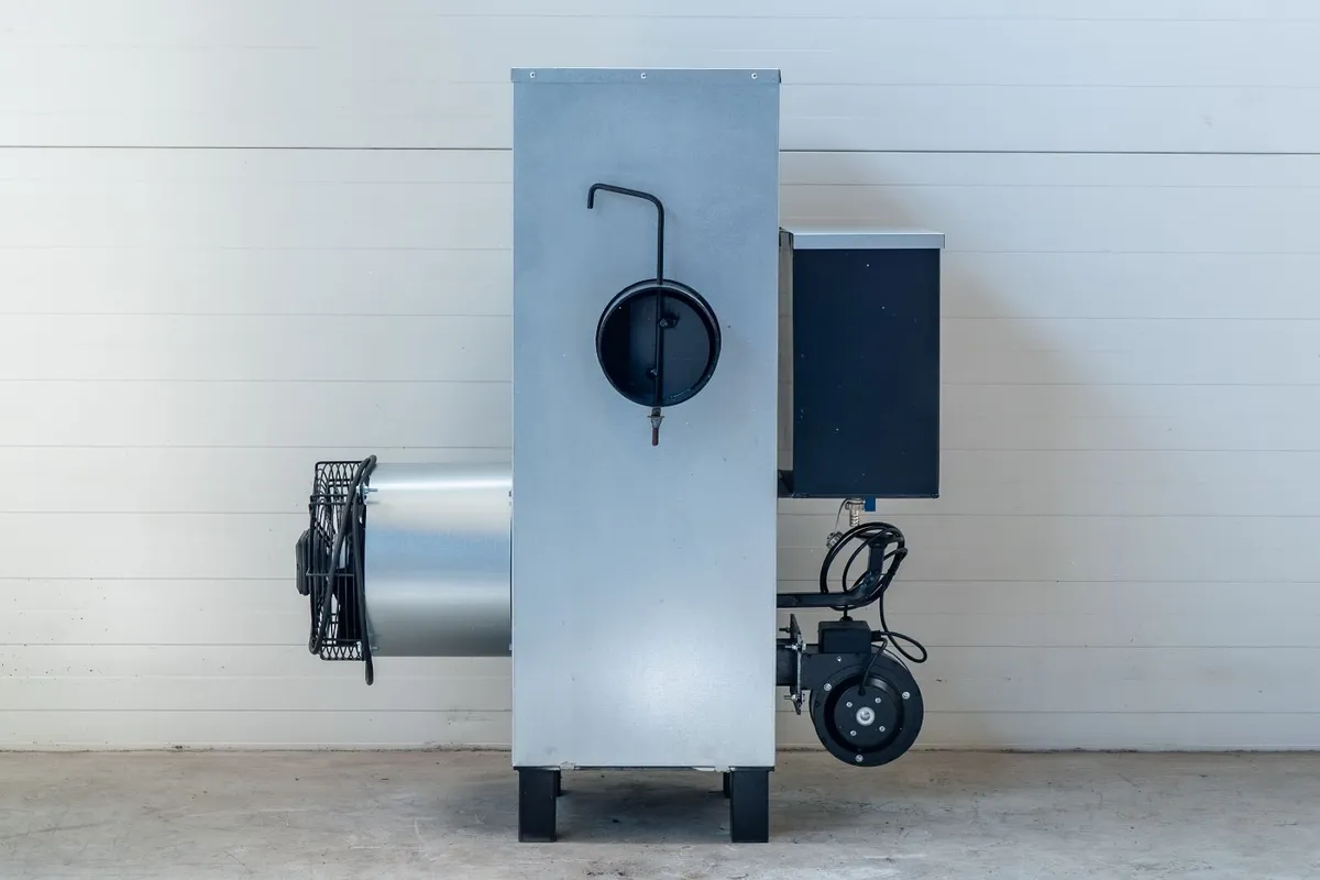 NG20 kw air heater (up to 100 m2) forusedoil+wood - Image 4