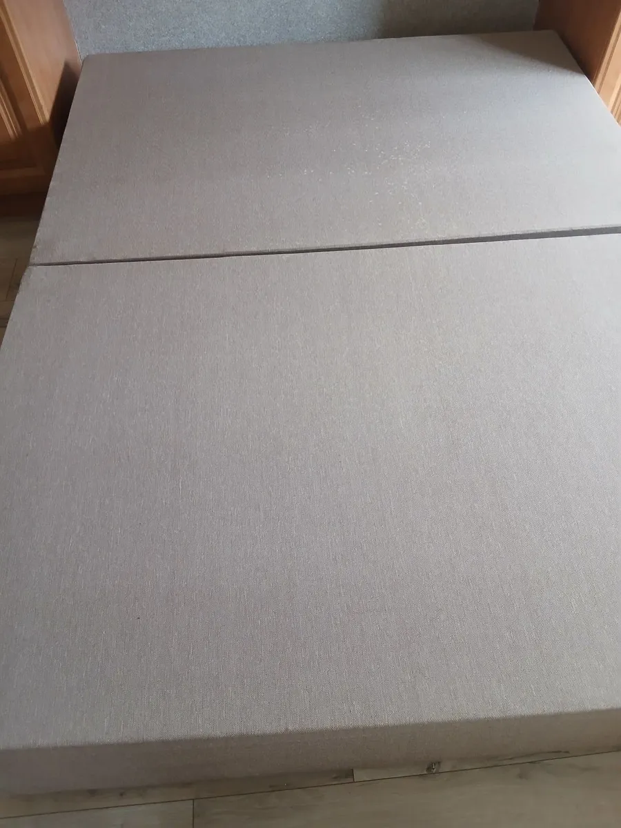 2 piece, king size bed base. - Image 2