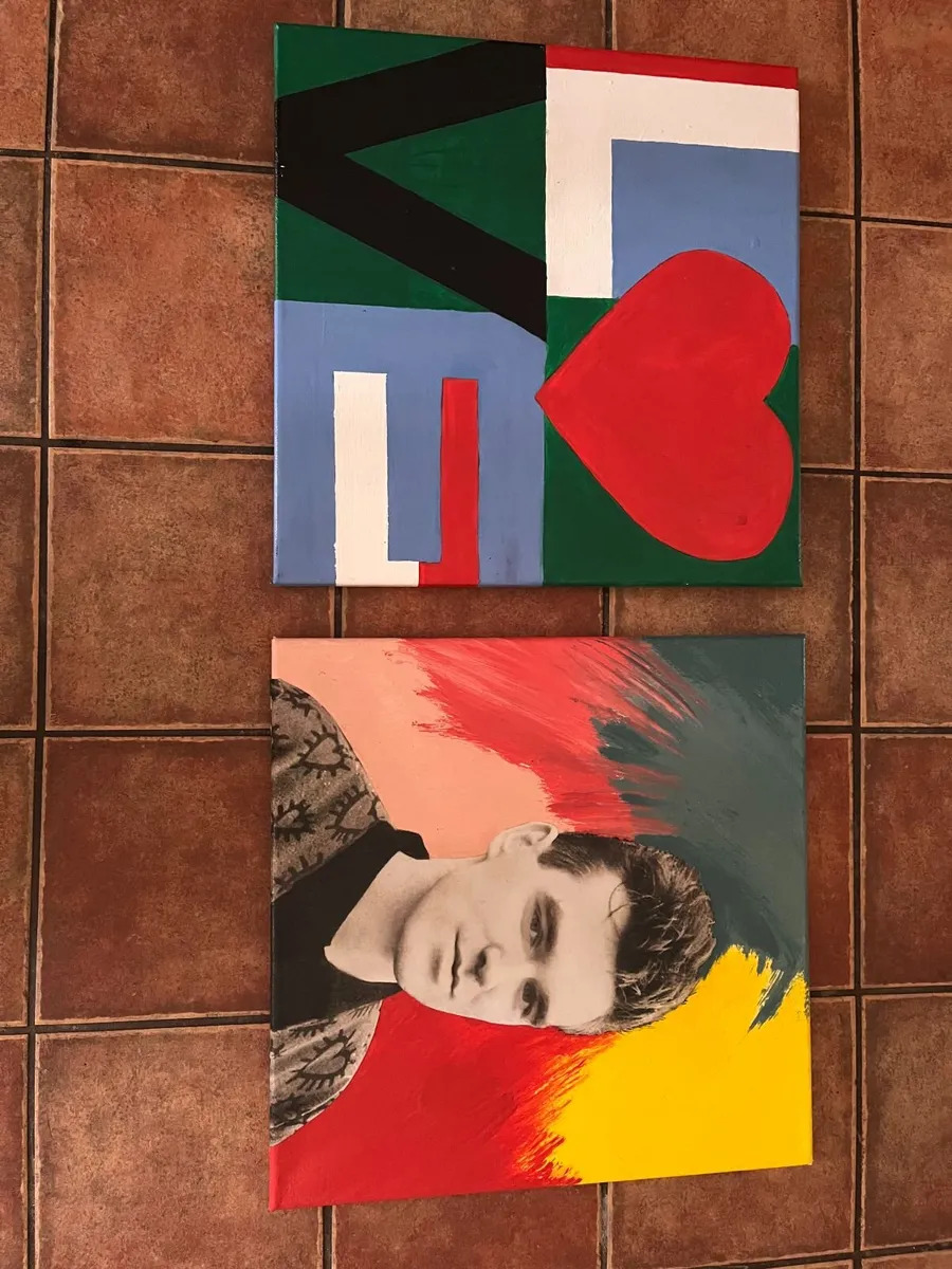 2 Canvas Wall Art Pictures 40 x 40cm - Image 2