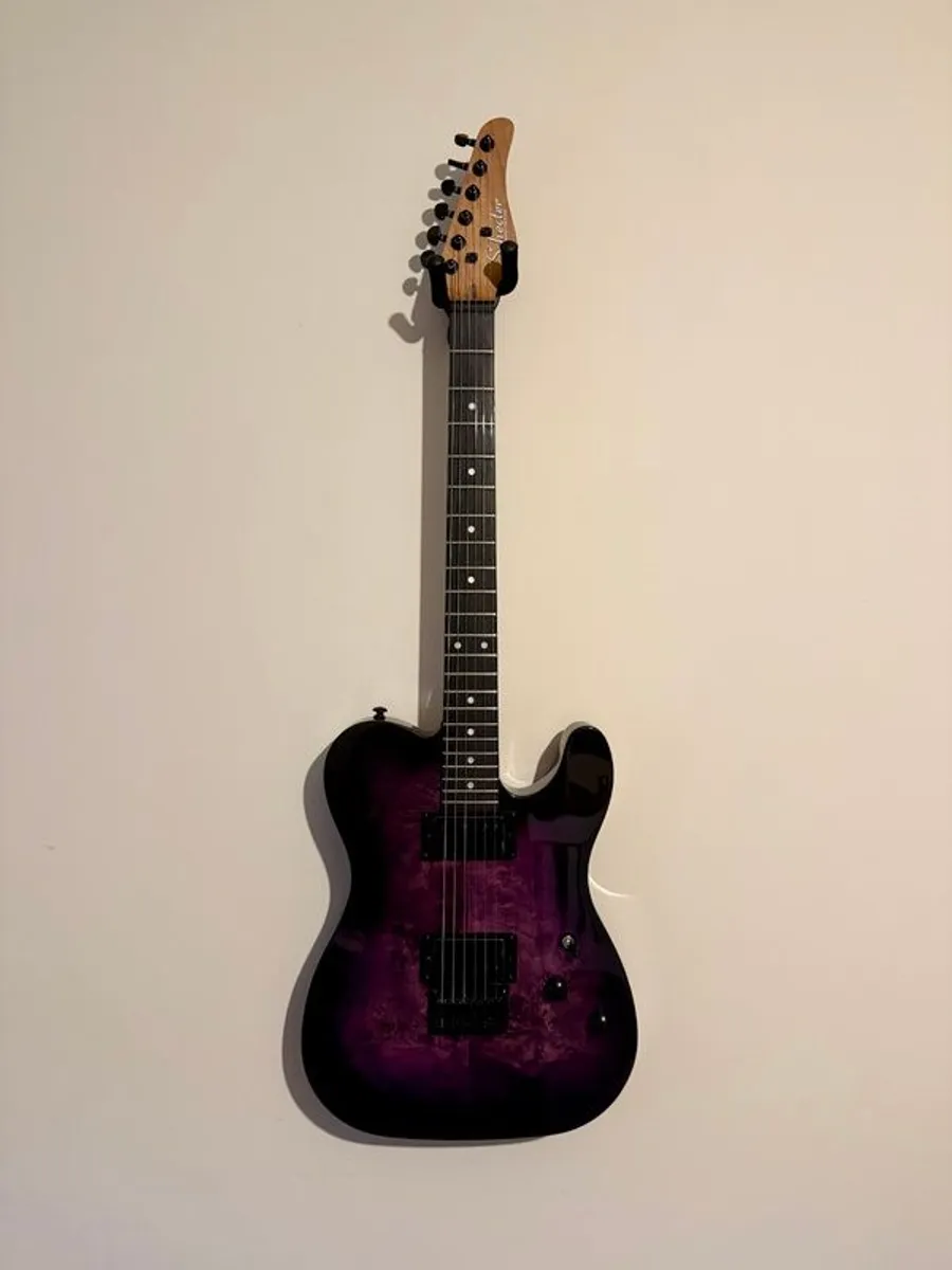 Schecter PT Standard Purple Burst Burl - Image 1