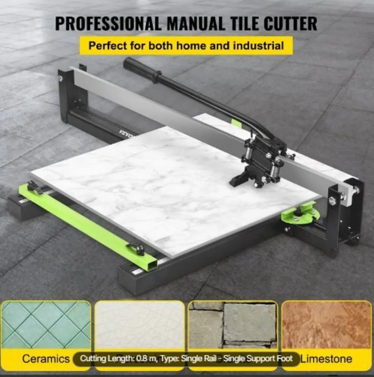 31 Inch Blue Manual Tile Cutter - Image 2