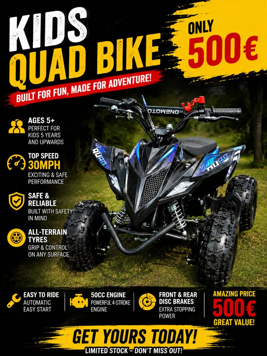 Kids 50cc quad bike. - Image 1
