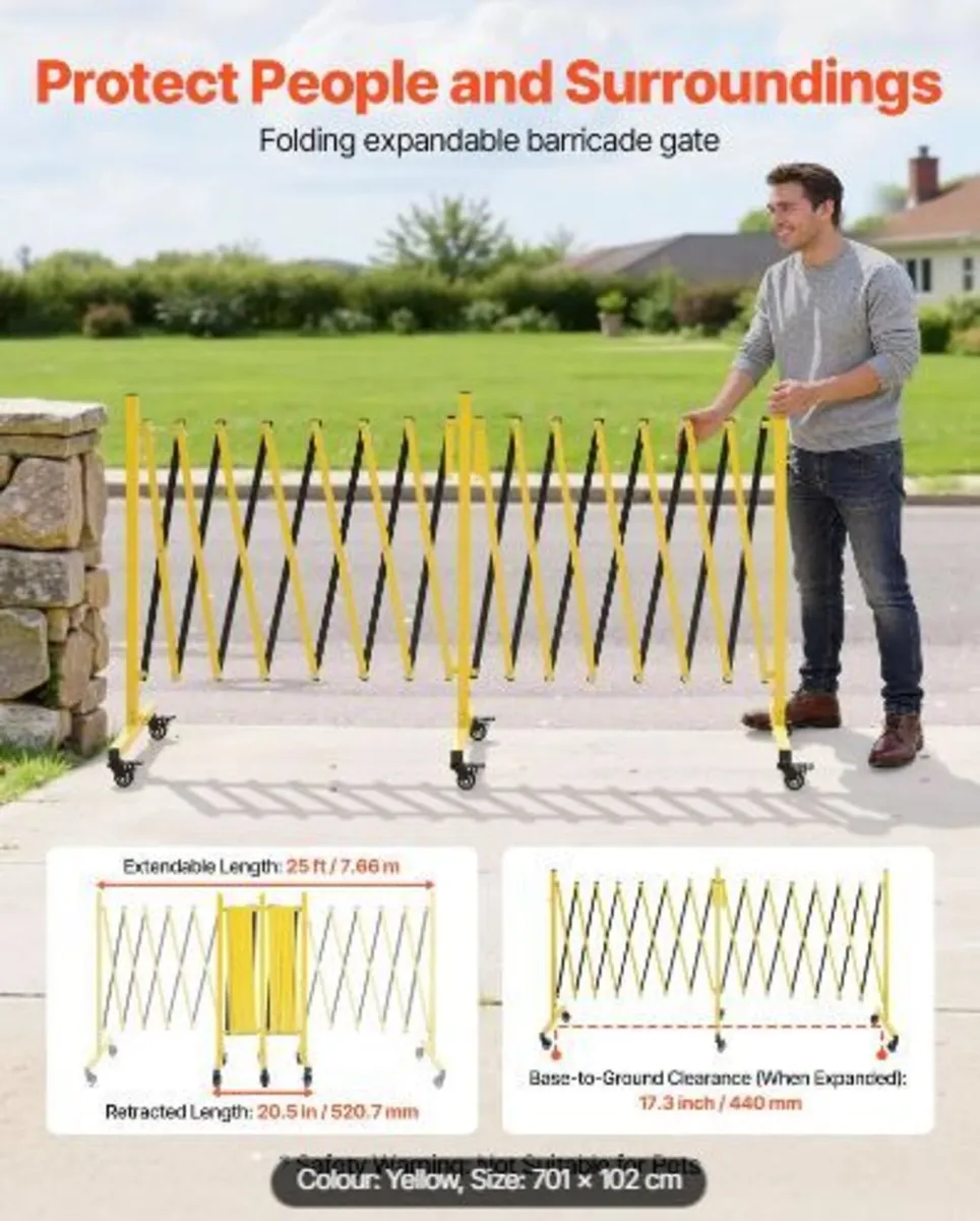 Double Expandable Barricades, 7.66m - Image 1