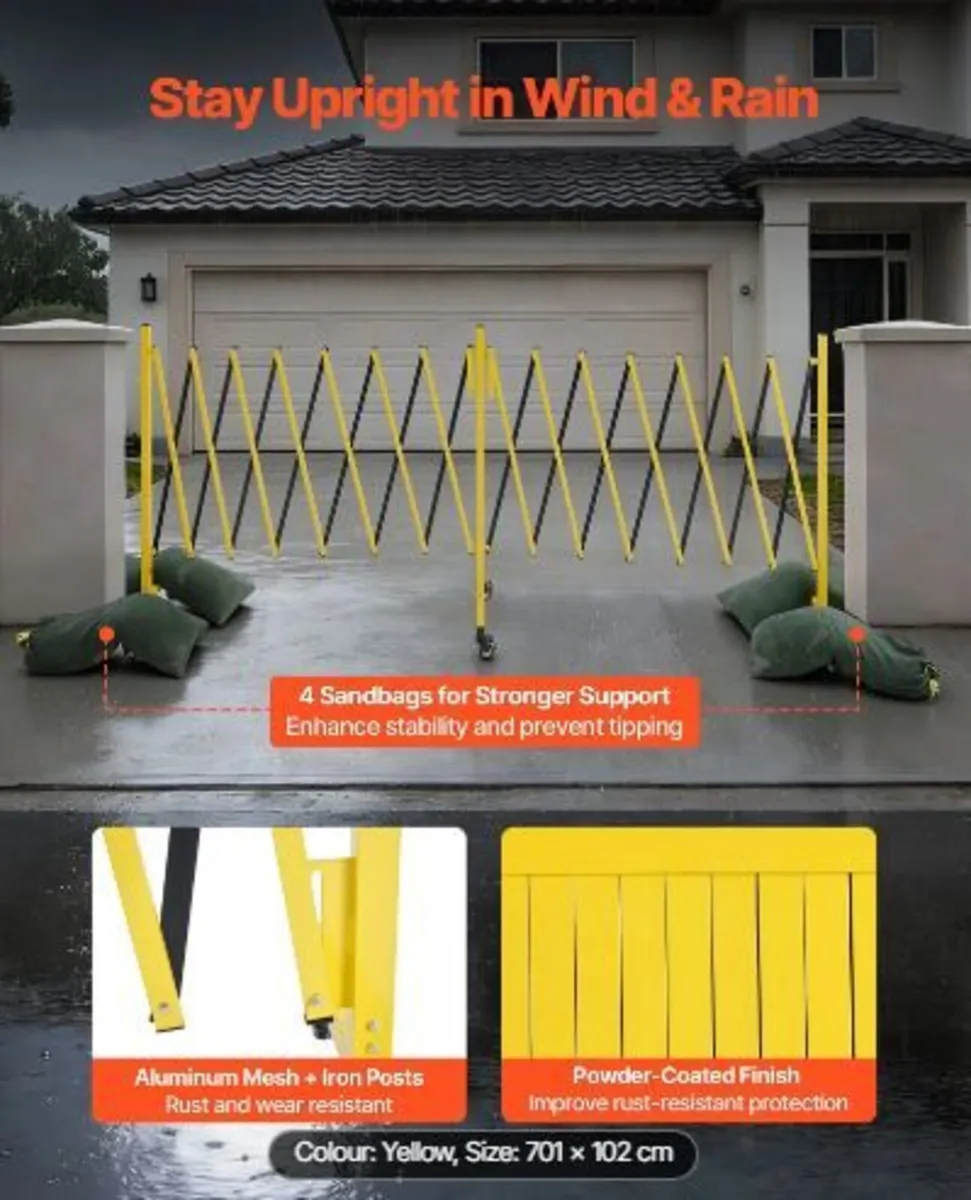 Double Expandable Barricades, 7.66m - Image 2
