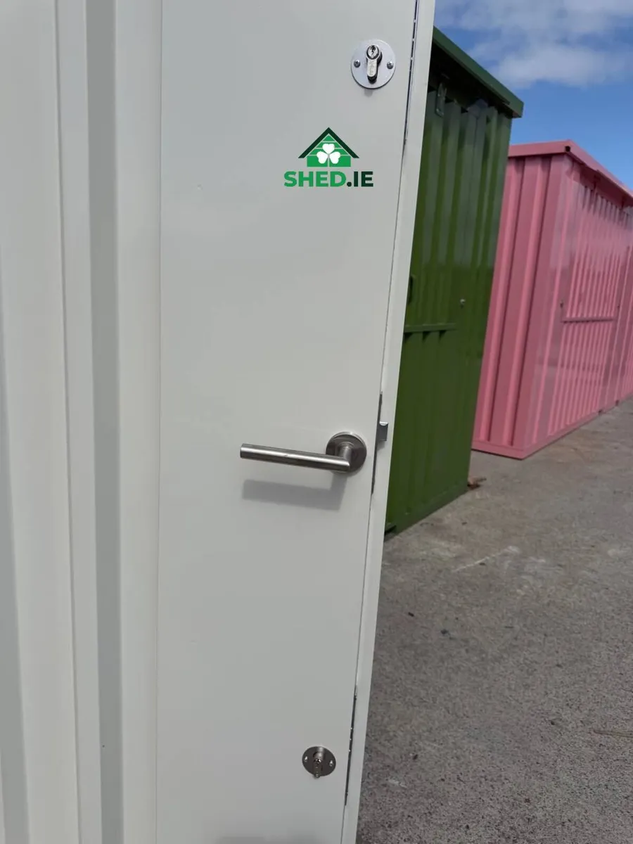 Steel shed including self foundation - 2m × 2m - Image 4