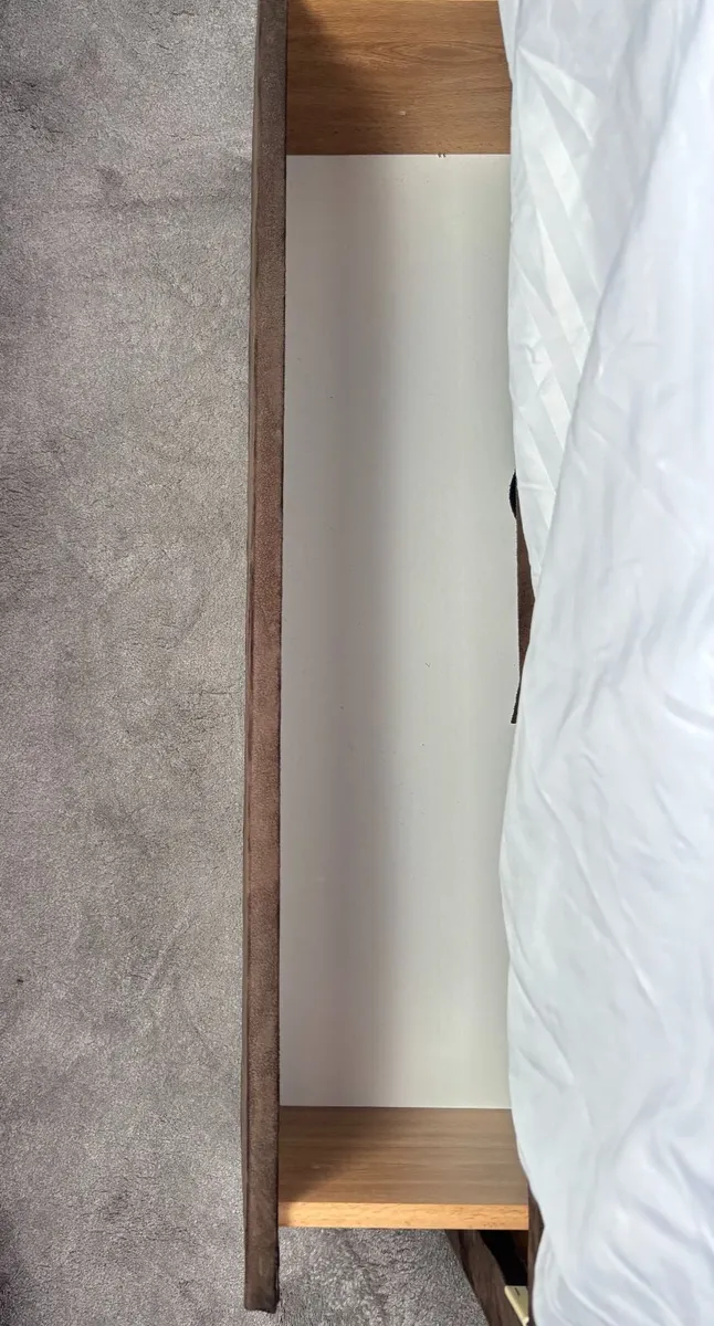 King Size Divan Bed with Headboard and Mattress - Image 4