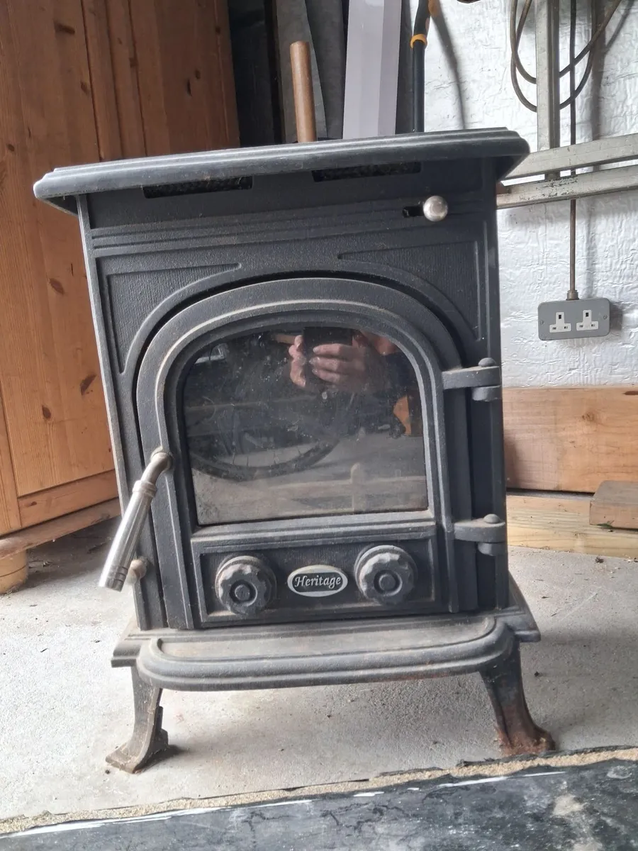 Heritage Cast Iron Wood Burning Stove - Image 1