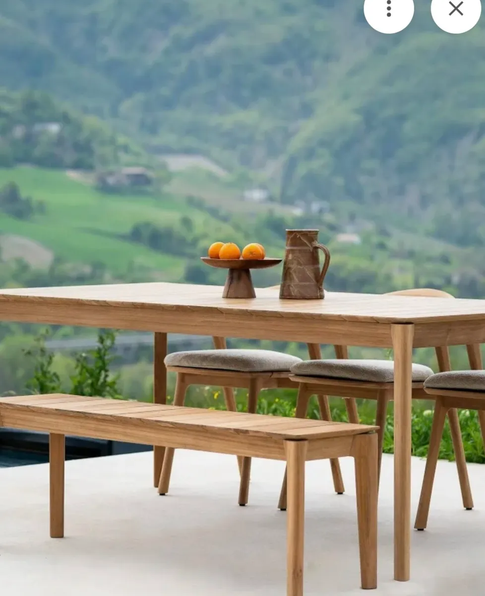 Ethnicraft Bok OUTDOOR table (160cm) - Image 1